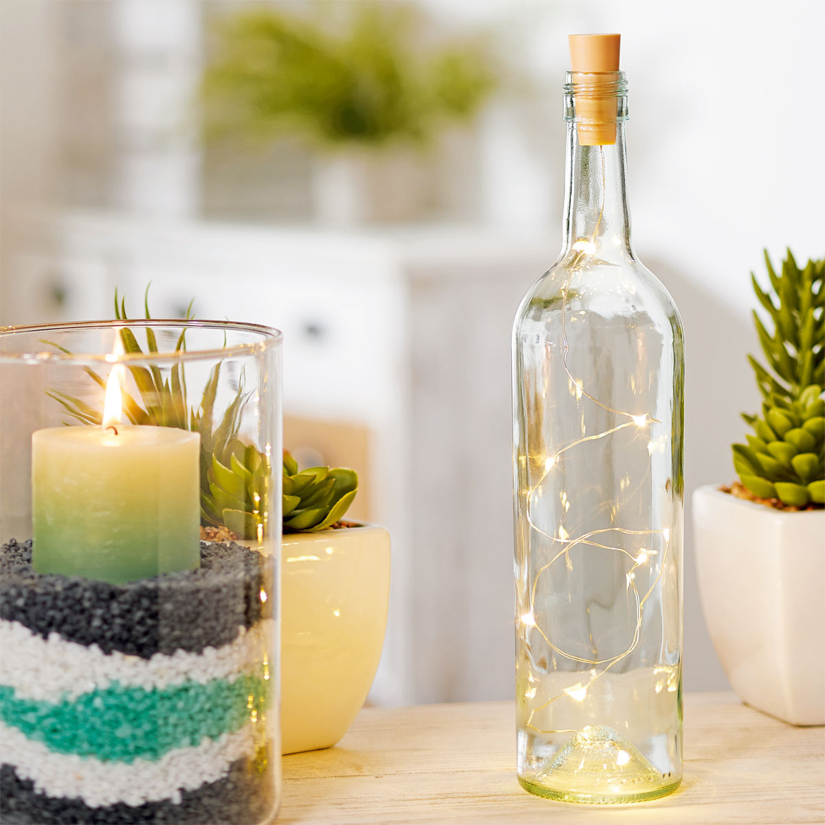 LED-Solar-Flaschenlicht Bild 2