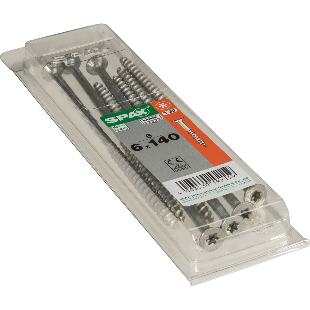 Spax Universalschrauben WIROX Senkkopf 6 x 140 M 6 Stück Bild 2