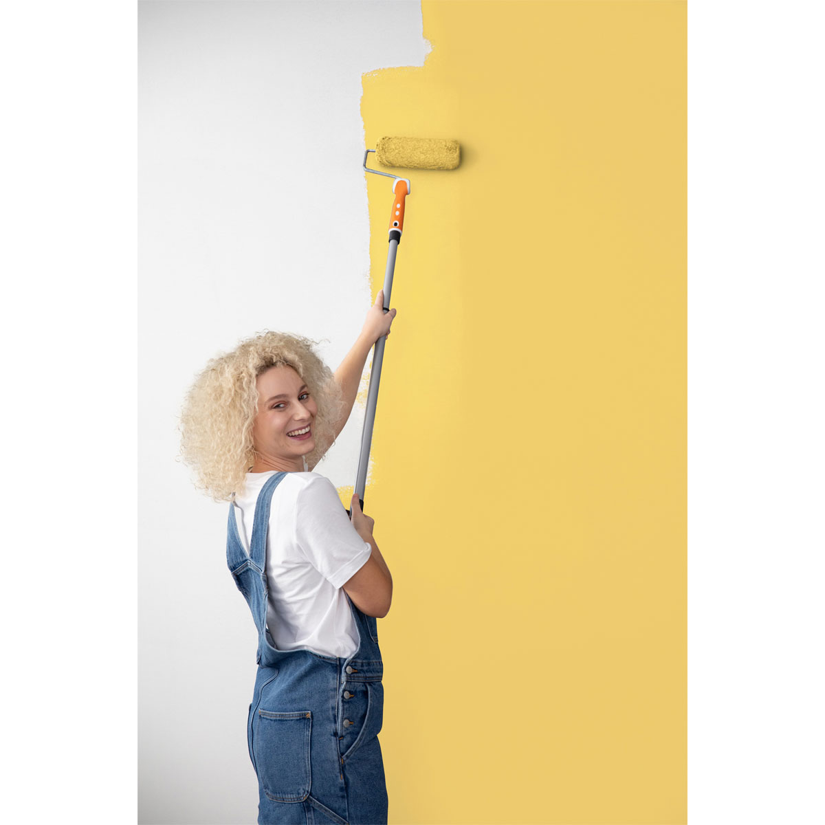 Alpina Innenfarbe pure farben 2,5 L Currygelb matt Bild 3