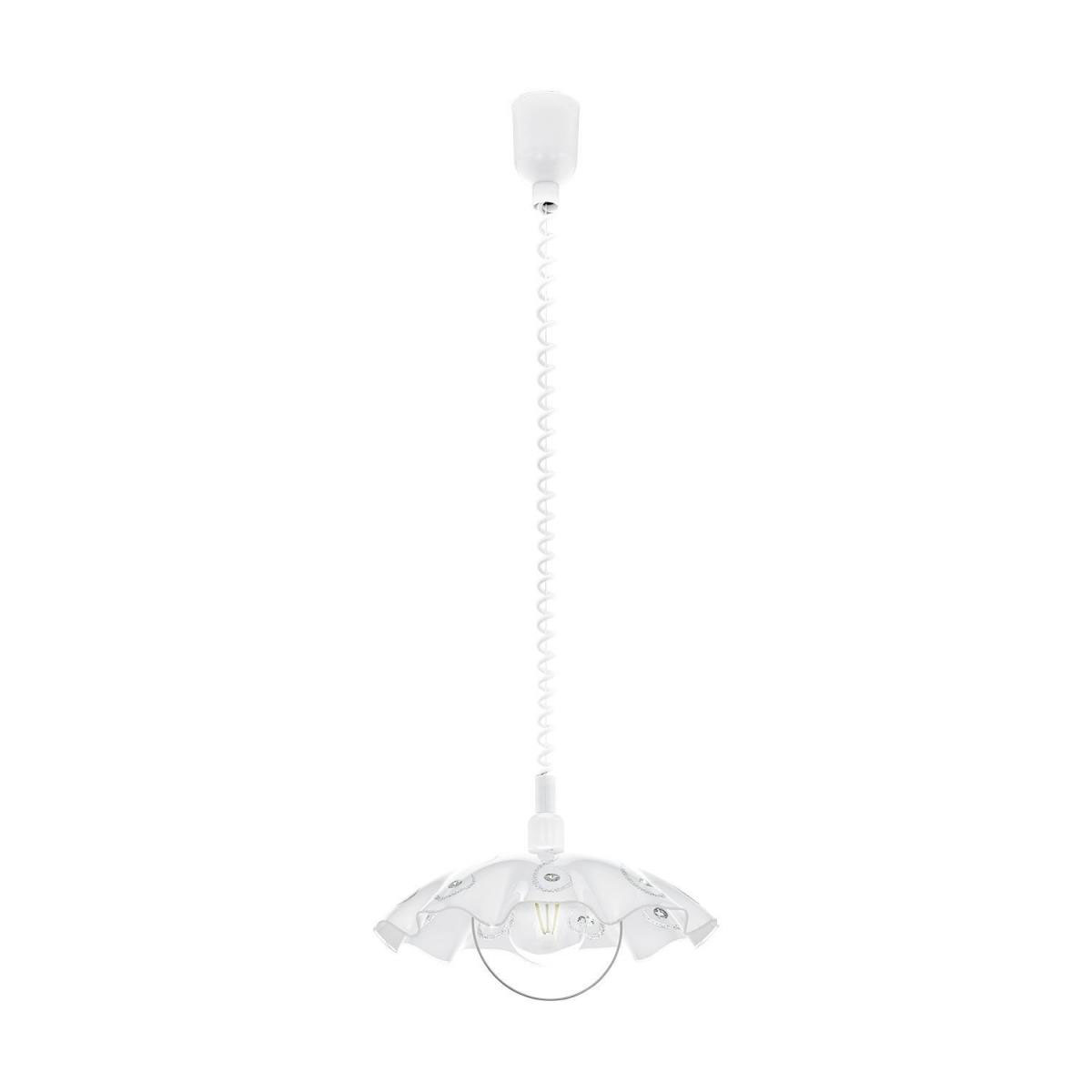 Eglo Hängeleuchte Vetro mit Zug weiß