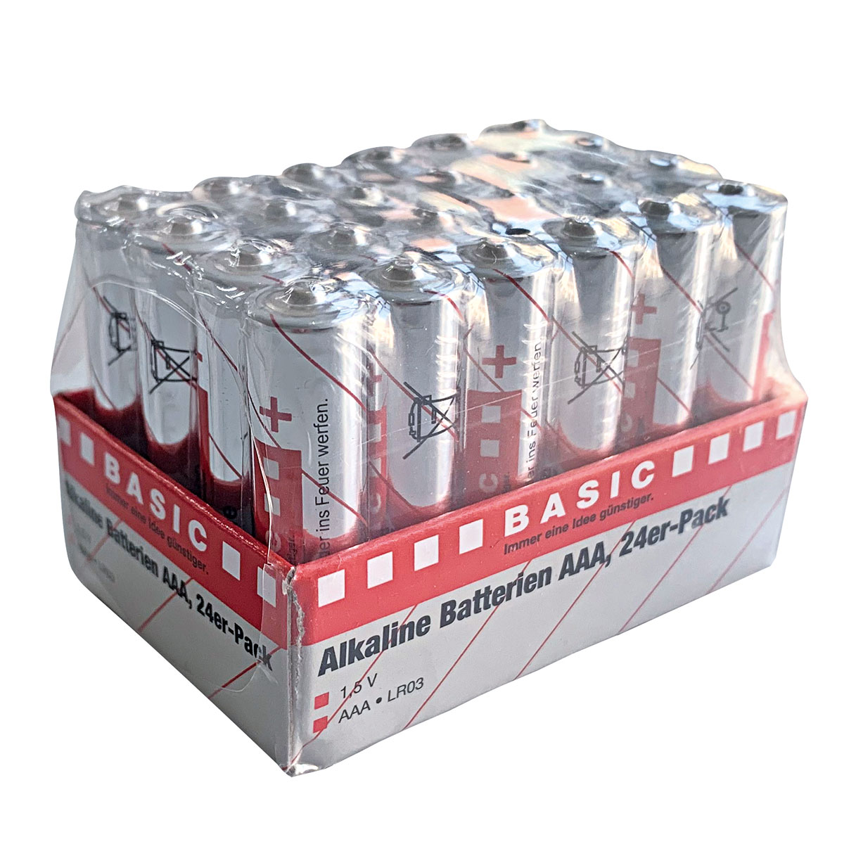 Basic AAA-Batterien 24 Stück