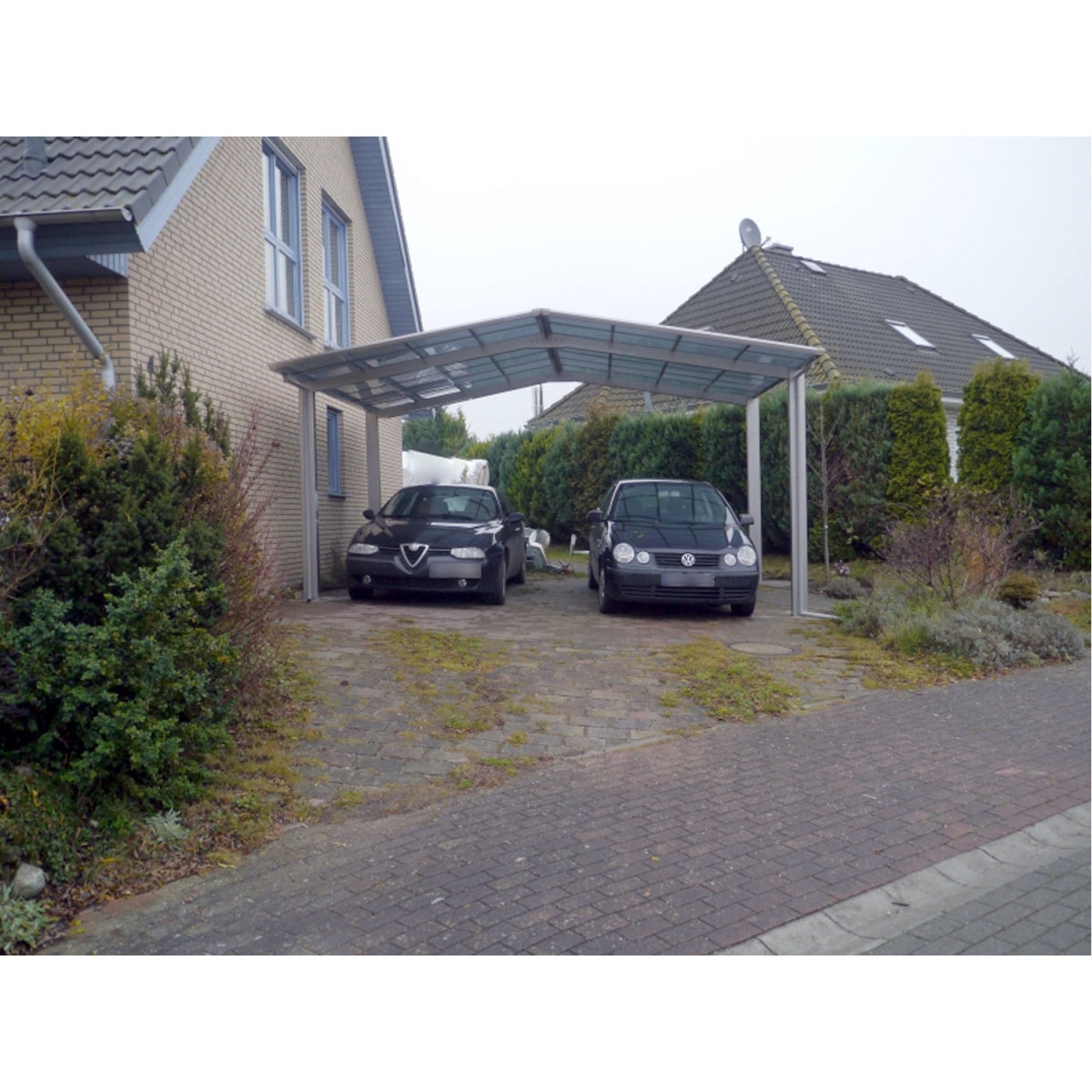 Ximax Carport Alu Linea 80 M Edelstahl-Look Bild 3