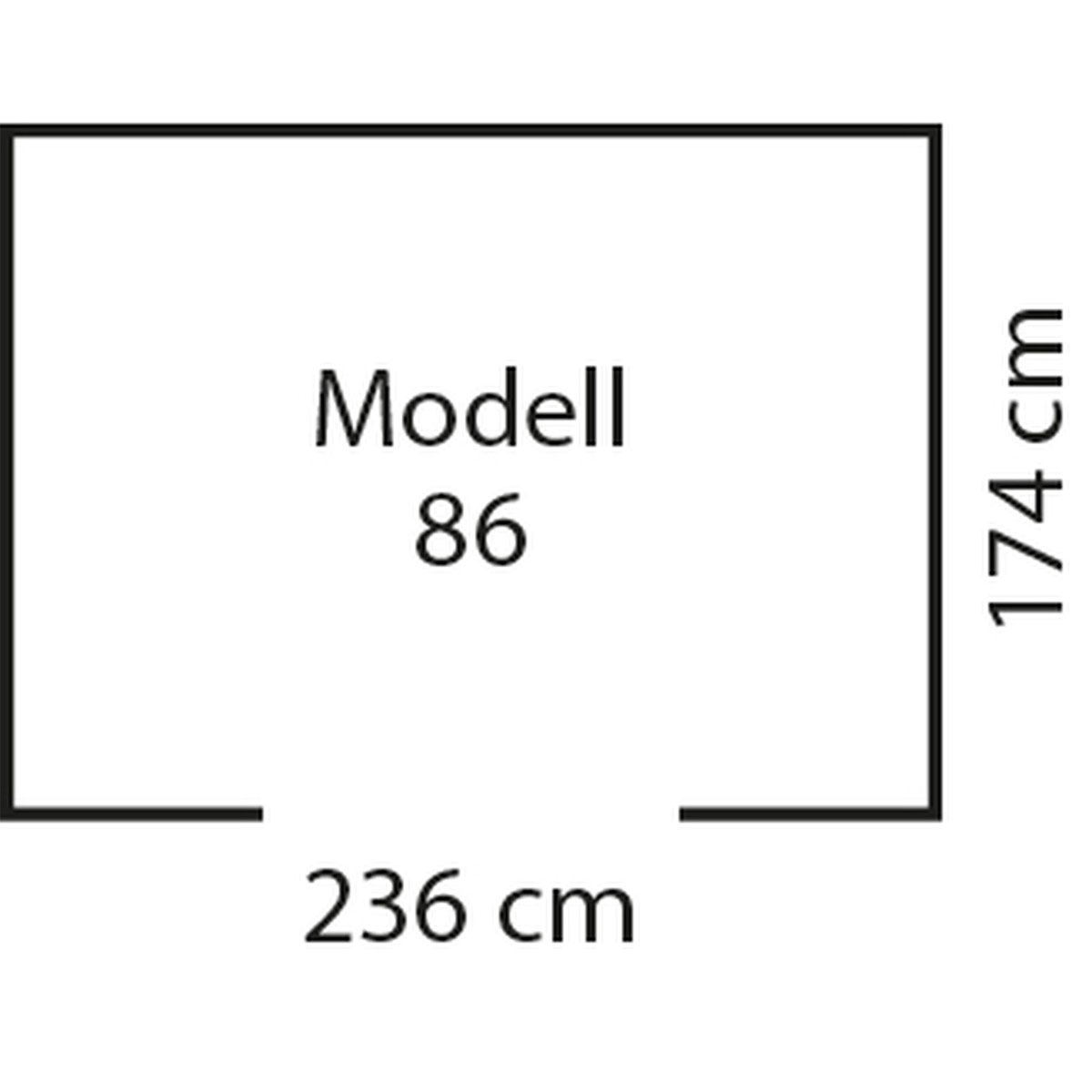 Pergart Gerätehaus Düsseldorf II 3,6m² creme Bild 6