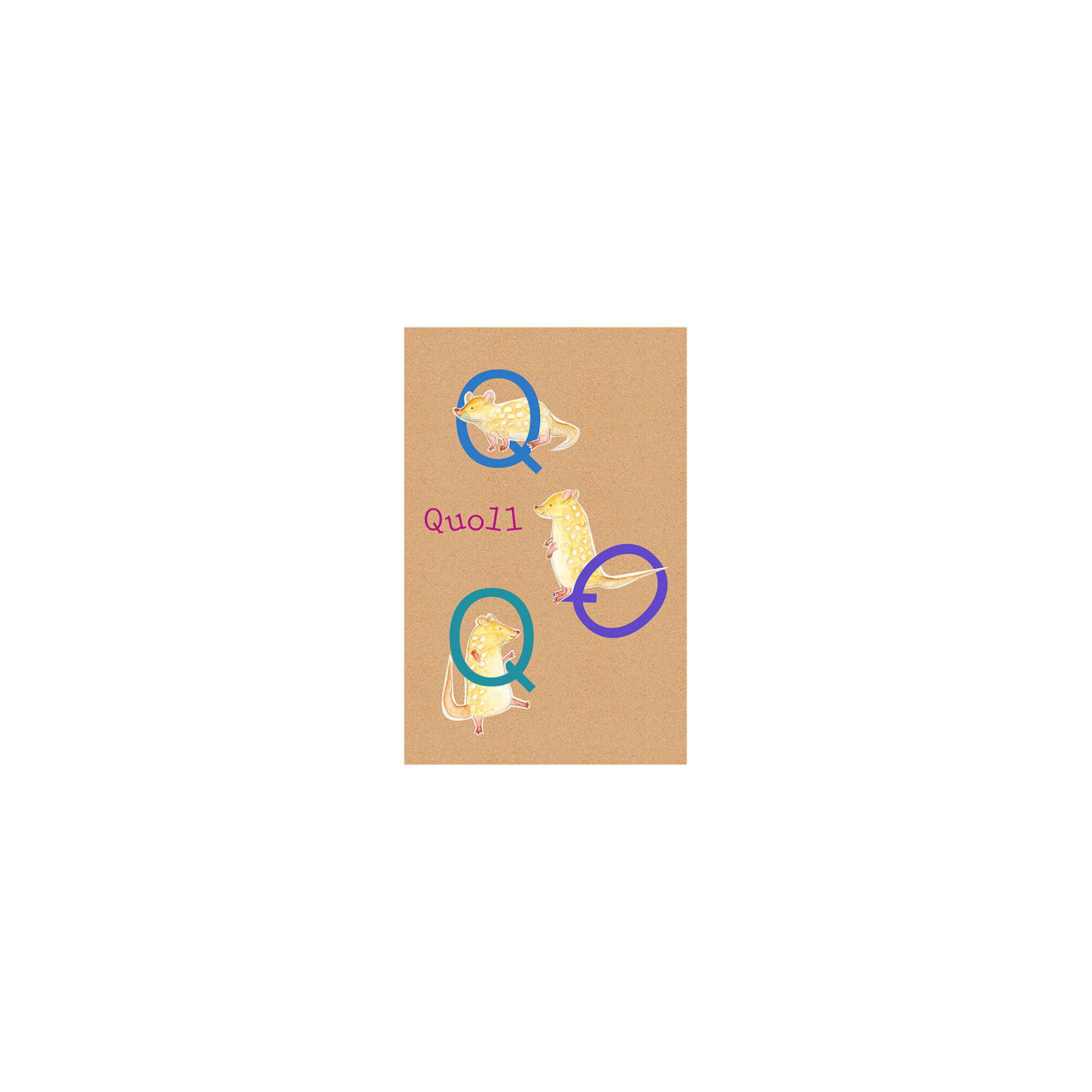 Komar  Wandbild ABC Animal Q 40x50 cm Bild 2