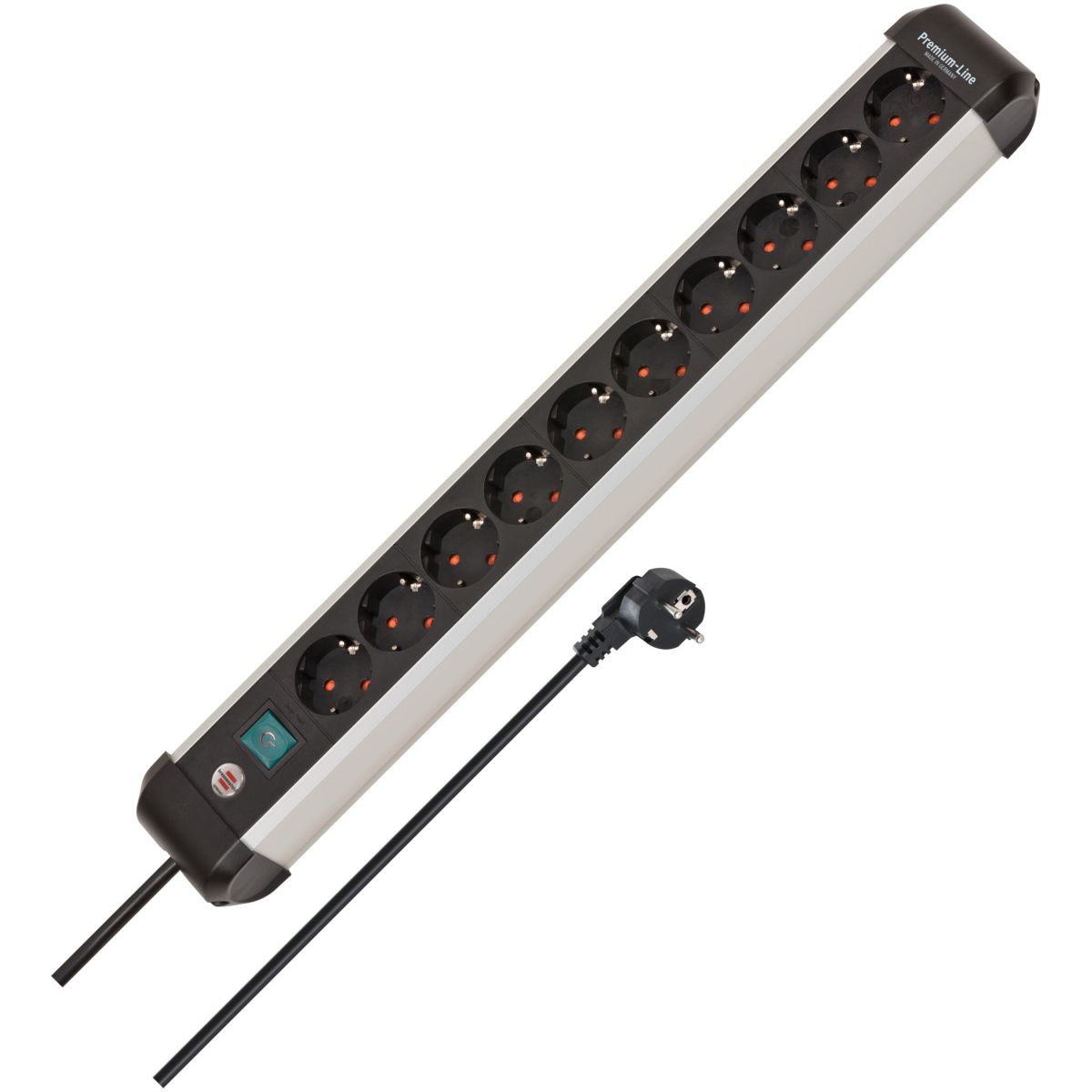 Brennenstuhl Premium-Alu-Line Steckdosenleiste 10-fach