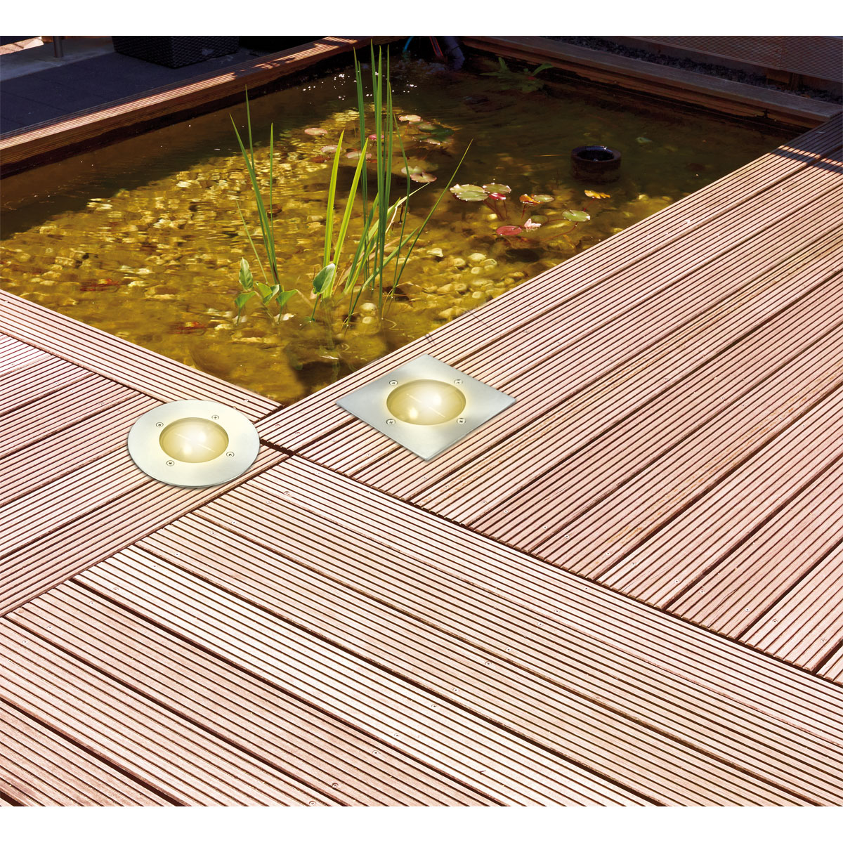 Flector Garten LED-Solar-Bodeneinbauleuchte rund Bild 6