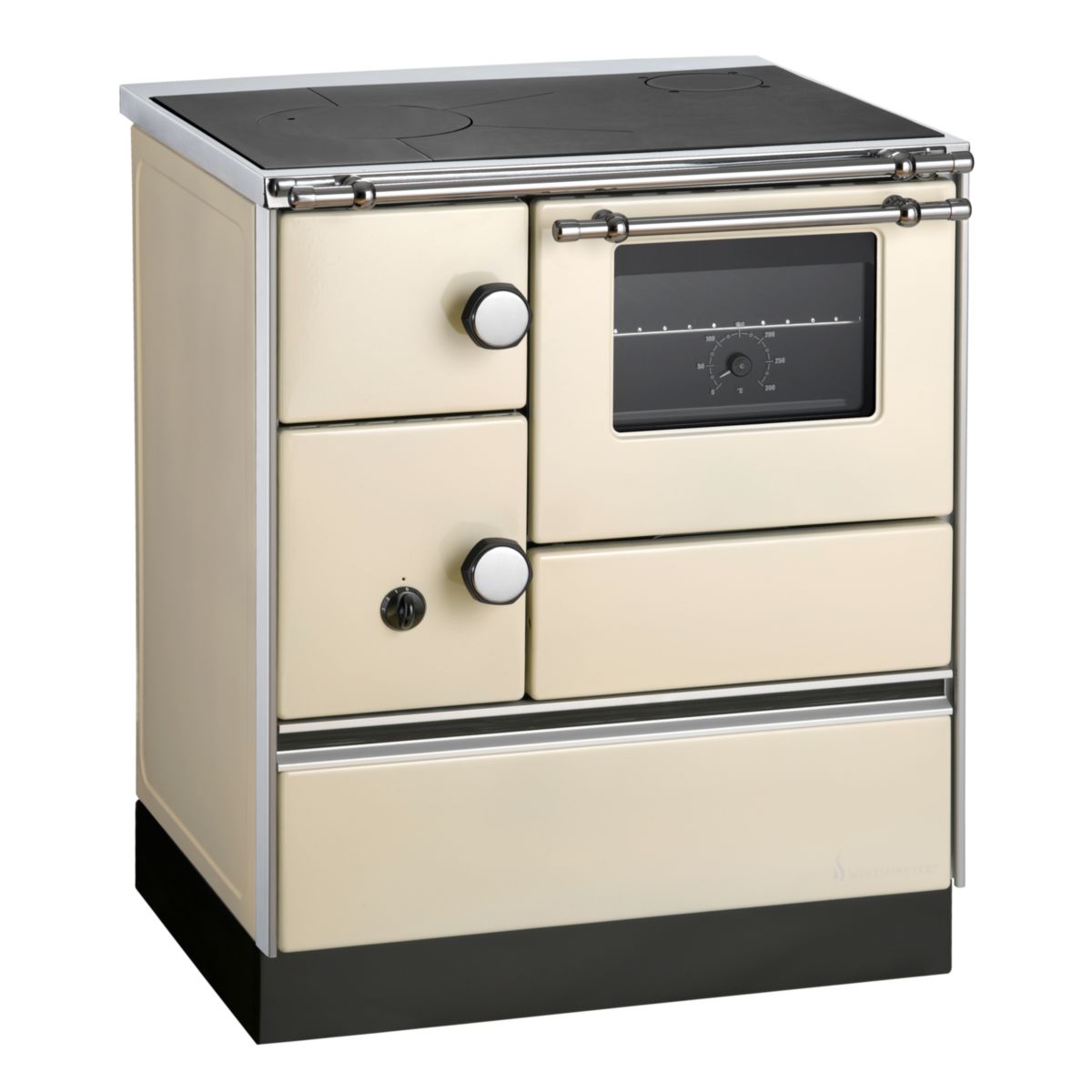 Westminster Holzherd K76-70, Farbe: Elfenbein, Backrohr, 7,3kW