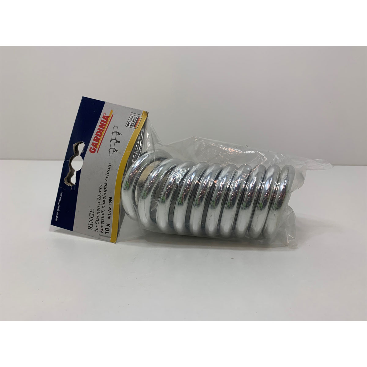 Gardinia Ringe 56 mm verchromt Bild 1