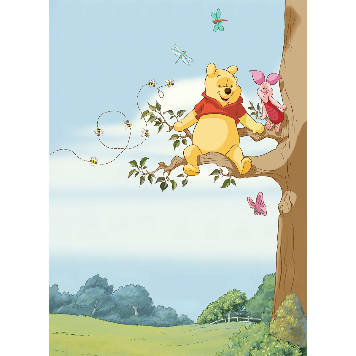 Komar  Papier Fototapete Winnie the Pooh Tree 184x254 cm Bild 2