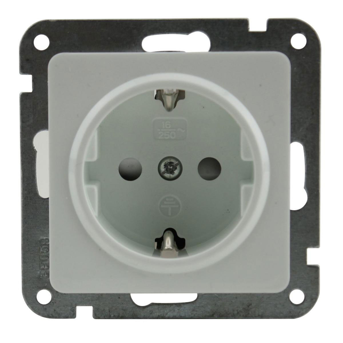 PROFI-PACK-SET Steckdosen Le Mans alpinweiß 6 Stück Serie 601 Bild 2