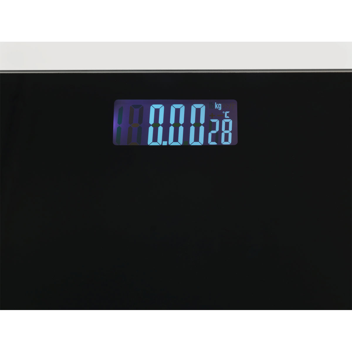 Wenko  Personenwaage LCD Schwarz digitale Körperwaage mit LCD-Display Bild 10