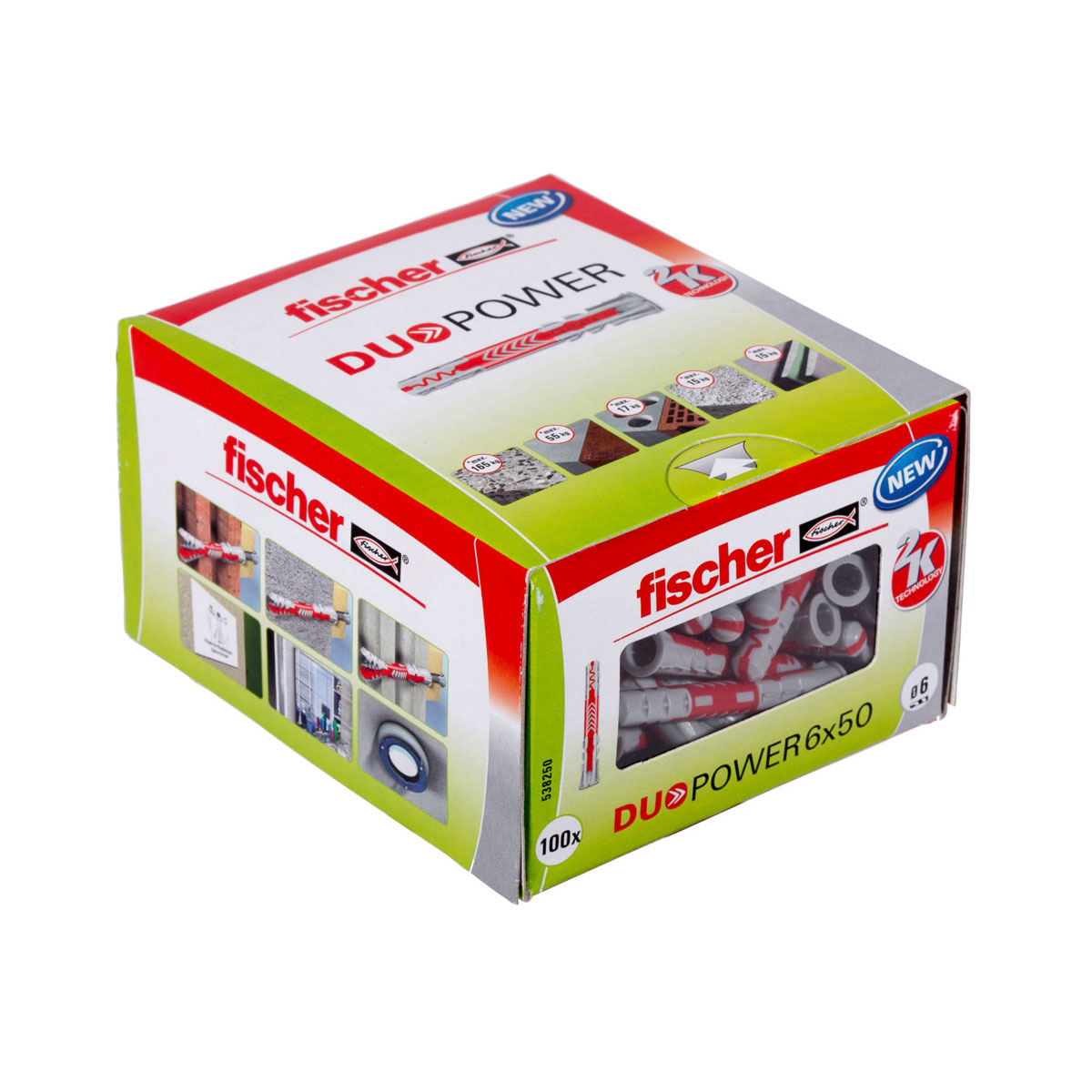 Fischer  Dübel DuoPower 6 x 50 mm 100 Stück Bild 1