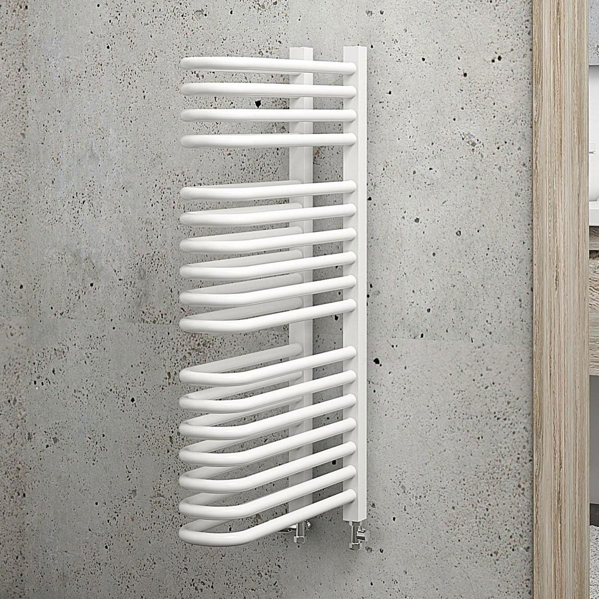 Schulte Design-Heizkörper Porto 800 x 130 mm alpinweiß Bild 1