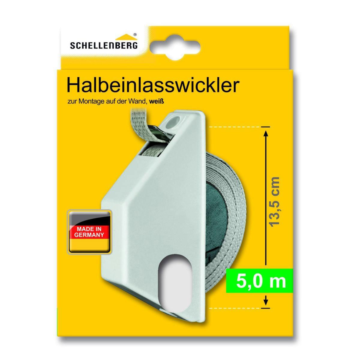 Schellenberg Halbeinlaßwickler Mini weiß Bild 2