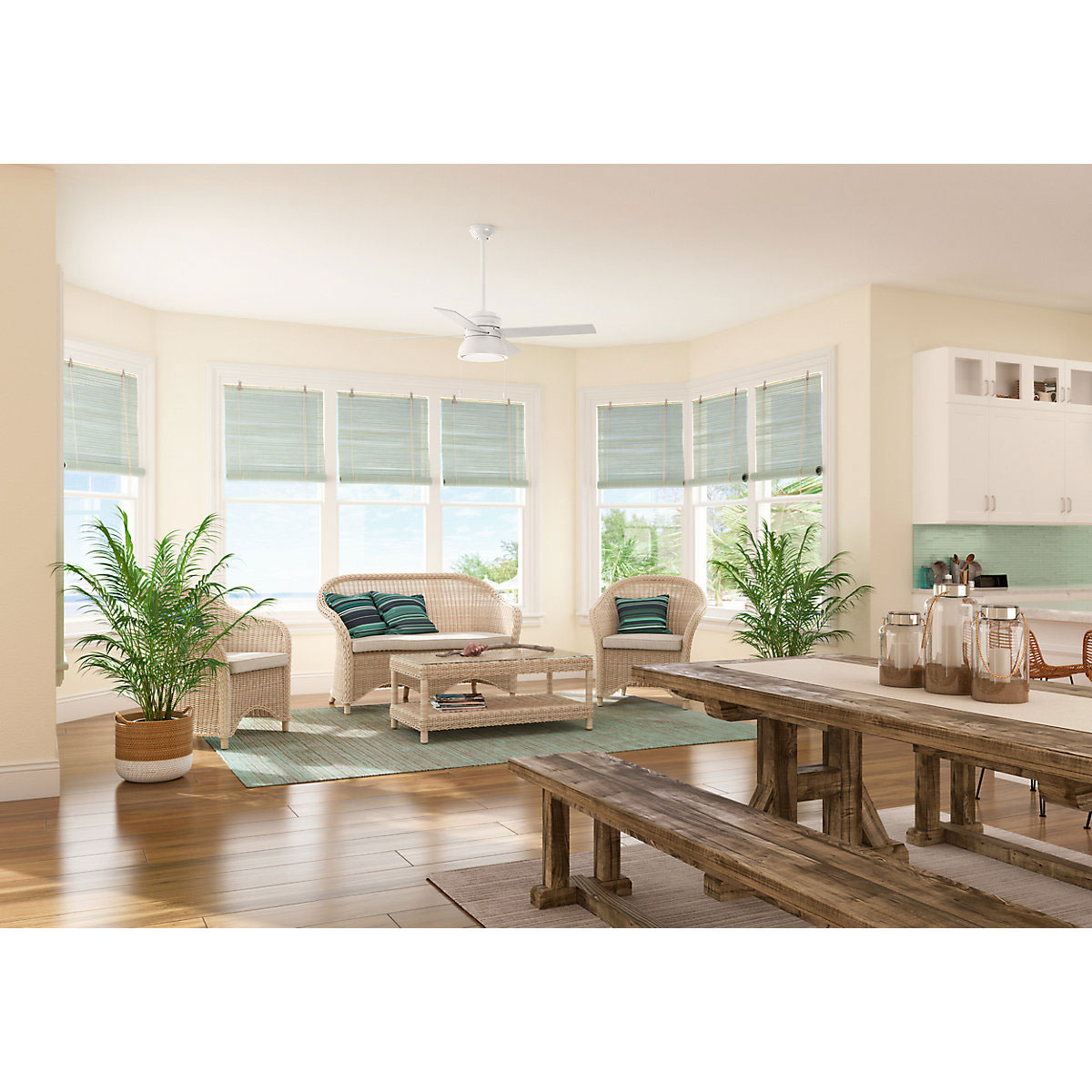 Hunter Fan Hunter Deckenenventilator Loki 132 cm frisches weiß Bild 9