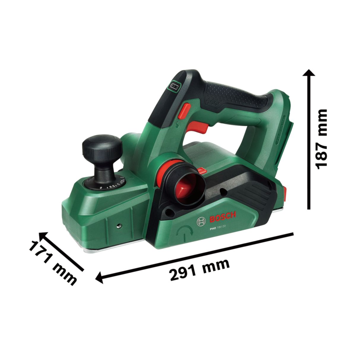 Bosch Professional Akku-Hobel PHO 18V-20 Bild 5