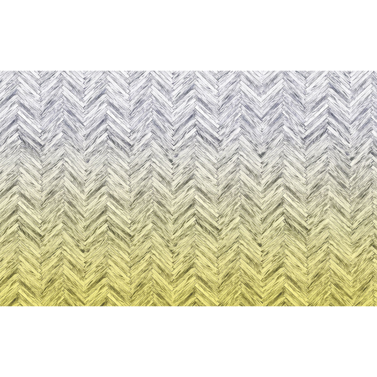 Komar  Vlies Fototapete Herringbone Yellow 400x250 cm Bild 2