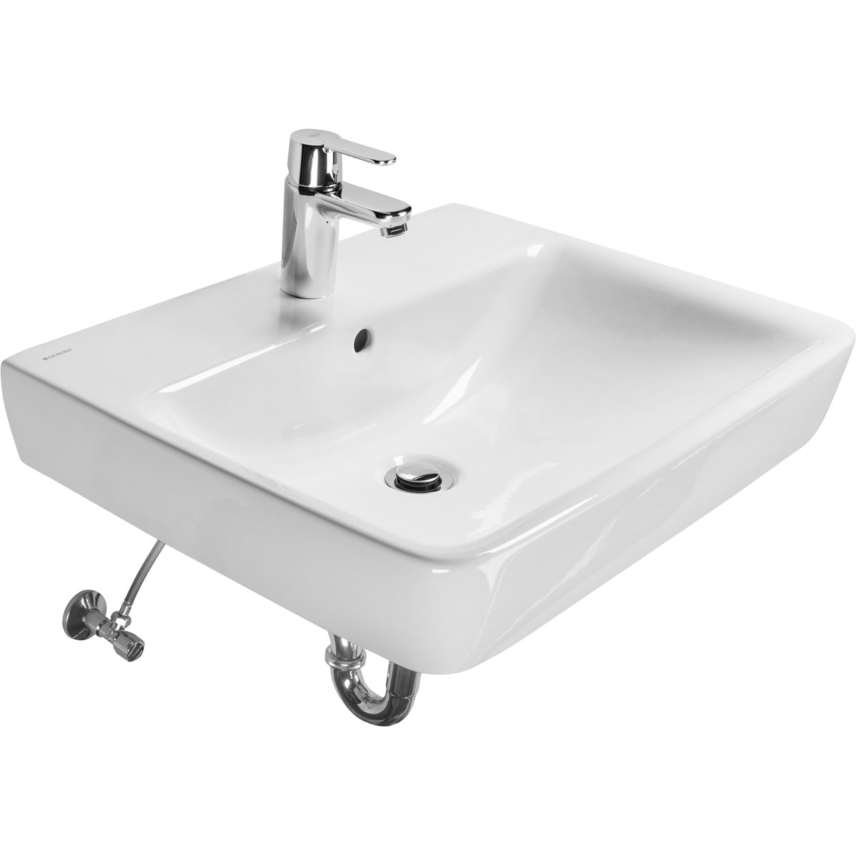 Geberit Waschtisch Komplett- Set Renova Plan weiss 