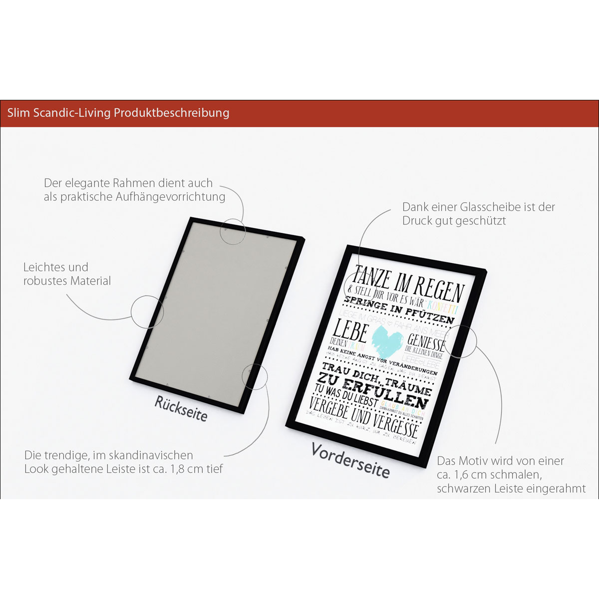 Framed-Art AN1007B25 30 x 40 33 x 43 Bild 3