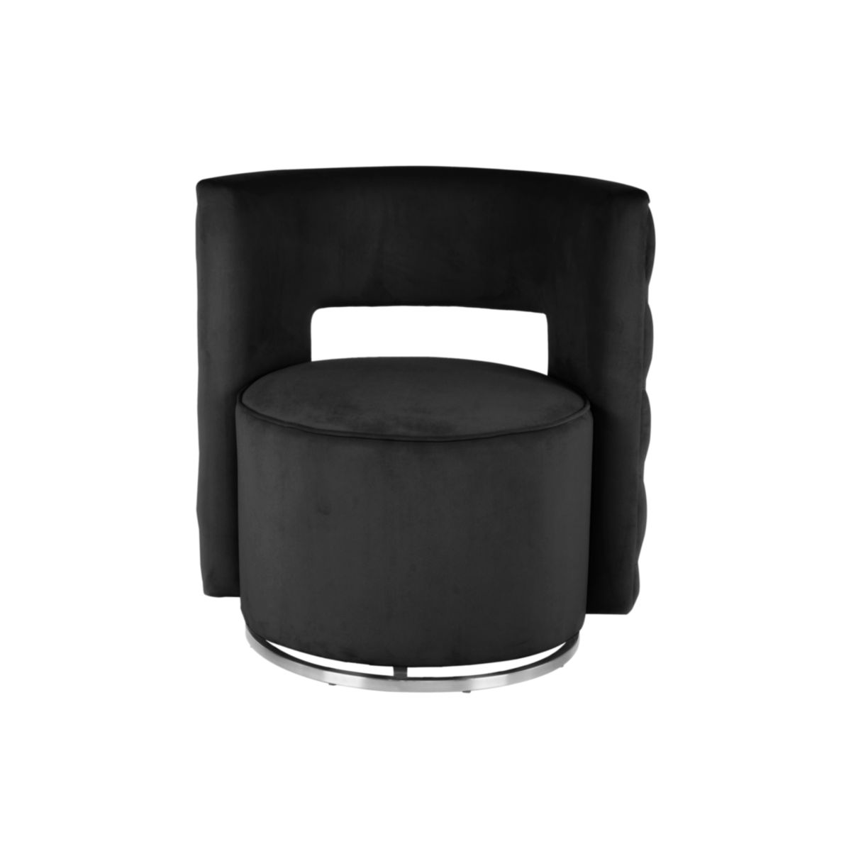 Sessel Drehsessel Beverly 125 schwarz silber Bild 2