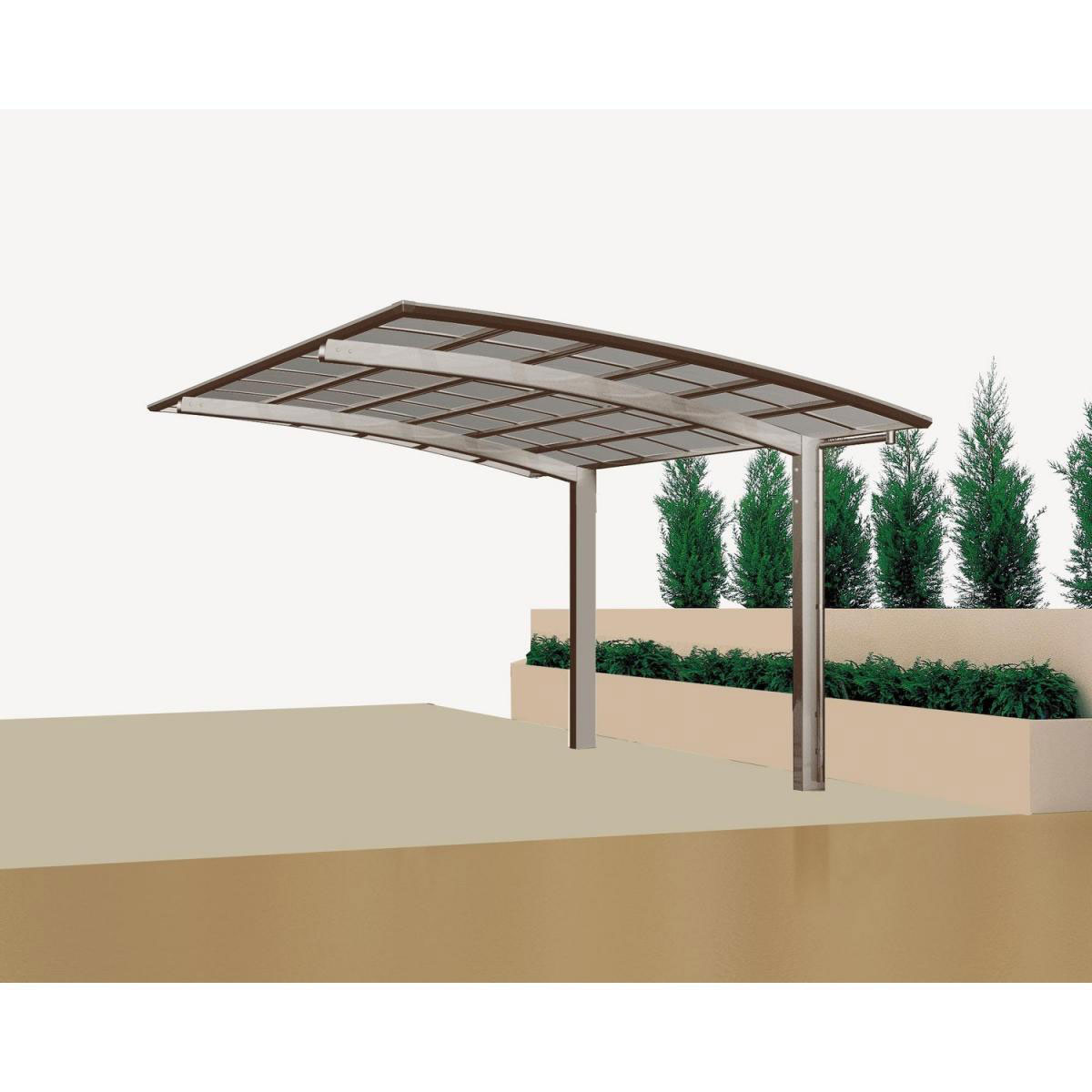 Ximax Carport Alu Portoforte 110 Edelstahl-LookSB Bild 1