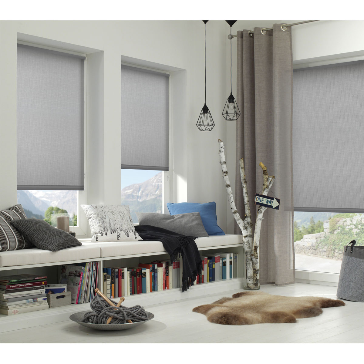 Gardinia EasyFix Rollo 120 x 150 cm hellgrau Bild 7