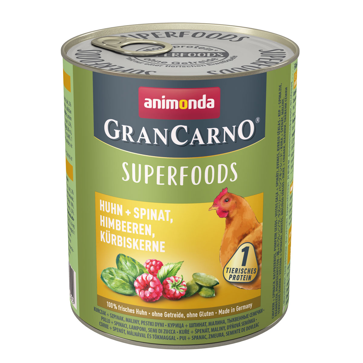 animonda Gran Carno  Adult Superfood Huhn Spinat 800g