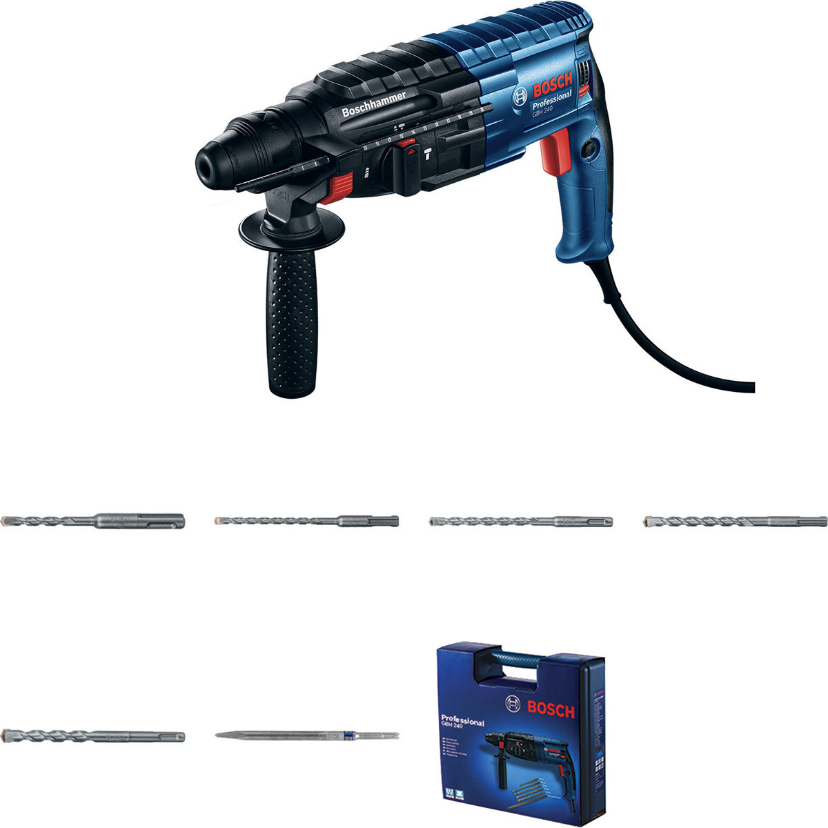 Bosch Professional Bohrhammer mit SDS Plus GBH 240 Bild 2