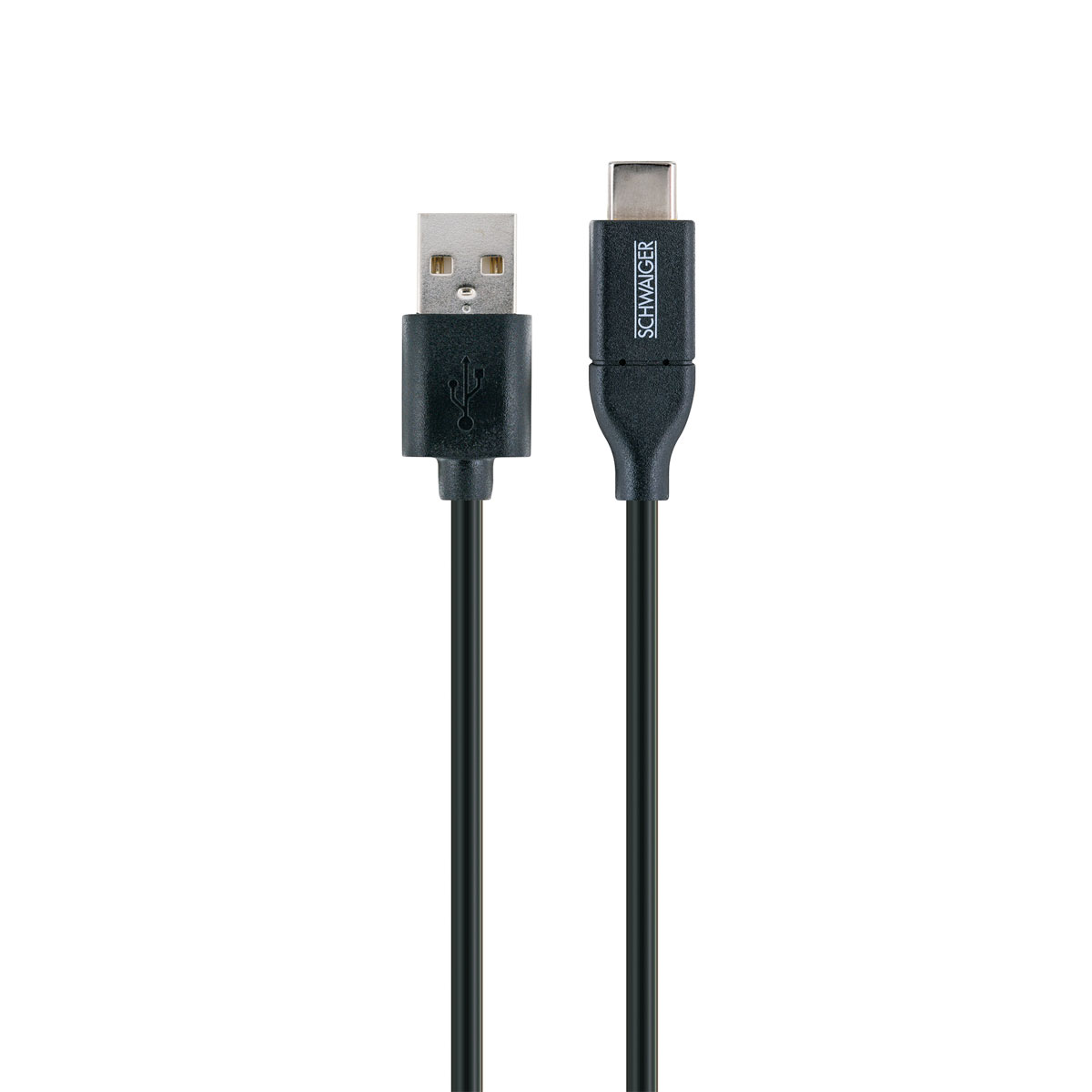 Schwaiger USB-3.1-Adapterkabel 3.1C-/2A-Stecker 1m schwarz