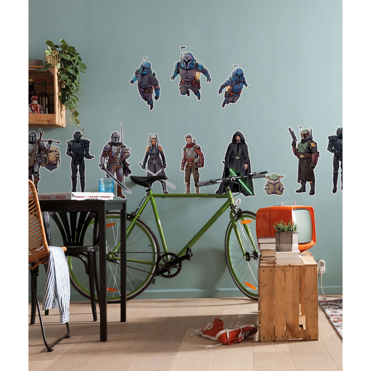 Komar  Wandtattoo Mandalorian Iconic Figures 100x70 cm