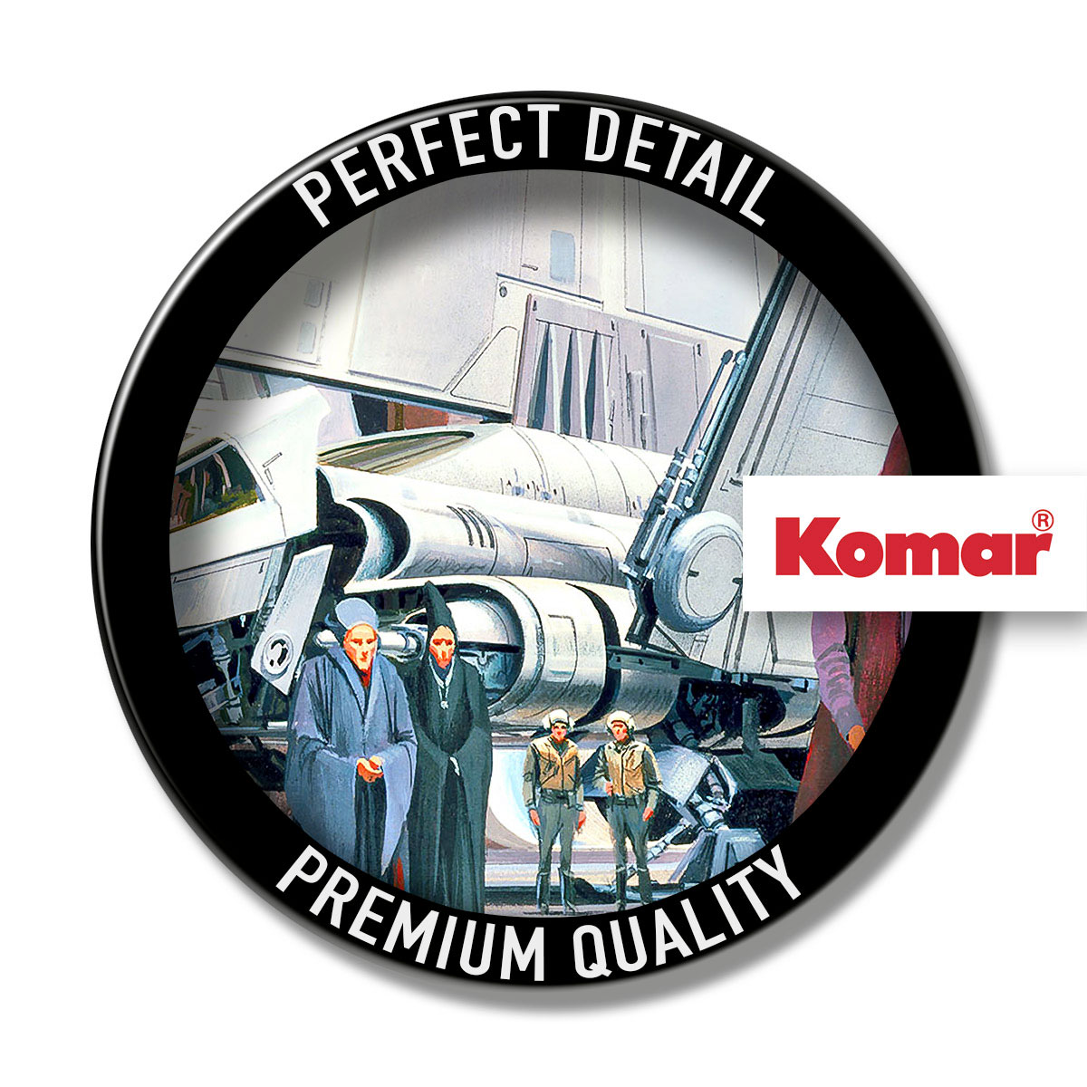 Komar  Vlies Fototapete Star Wars Classic Death Star Shuttle Dock 500x250 cm Bild 3