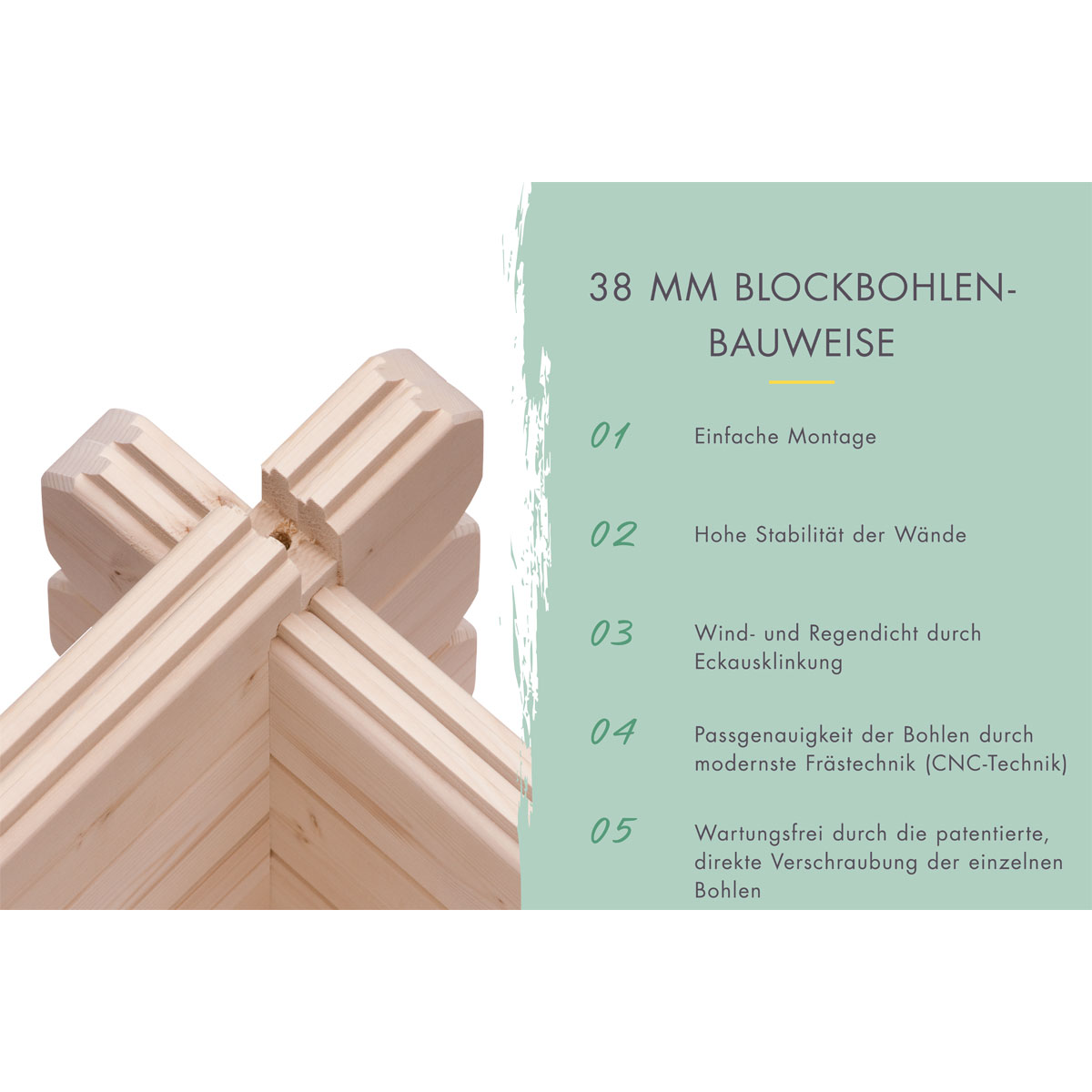 Karibu BBH Trittau 3 naturbelassen Bild 8