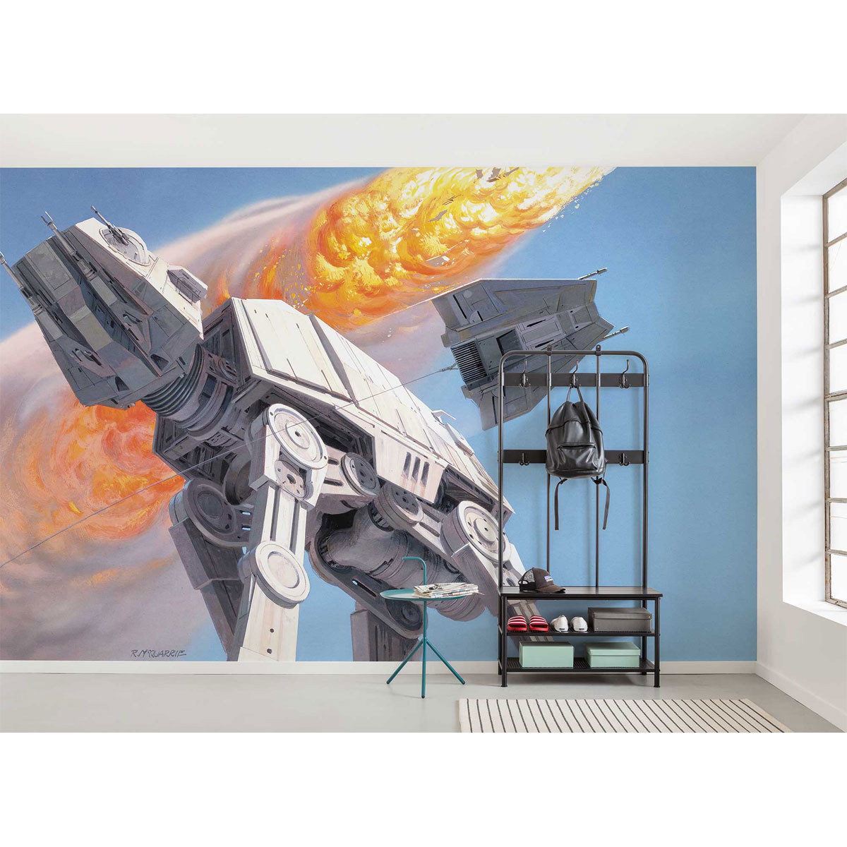Komar  Vlies Fototapete Star Wars Classic Hoth Battle AT-AT 500x250 cm