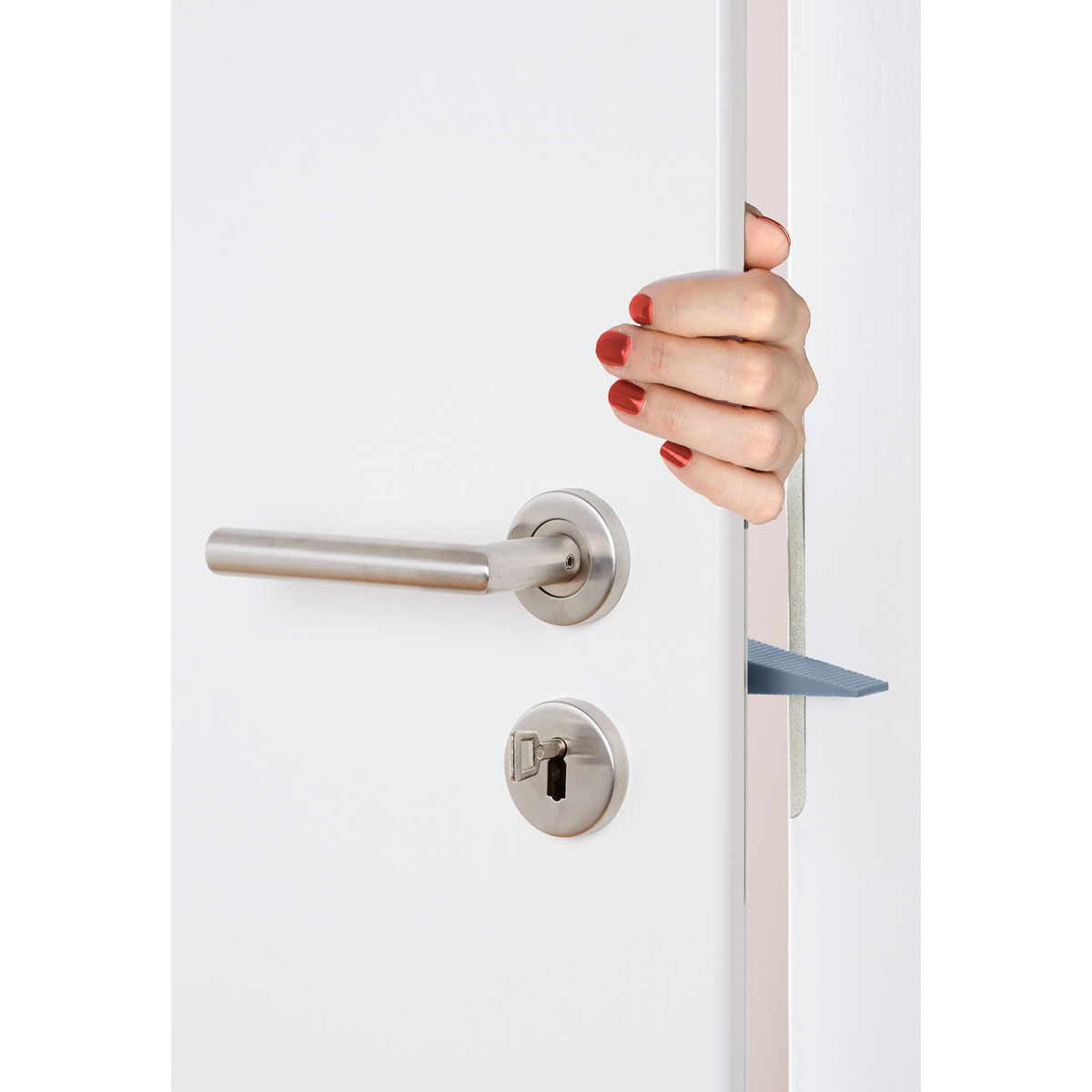 Wenko Türstopper und Fensterstopper Multi-STOP Blau-Grau Bild 4