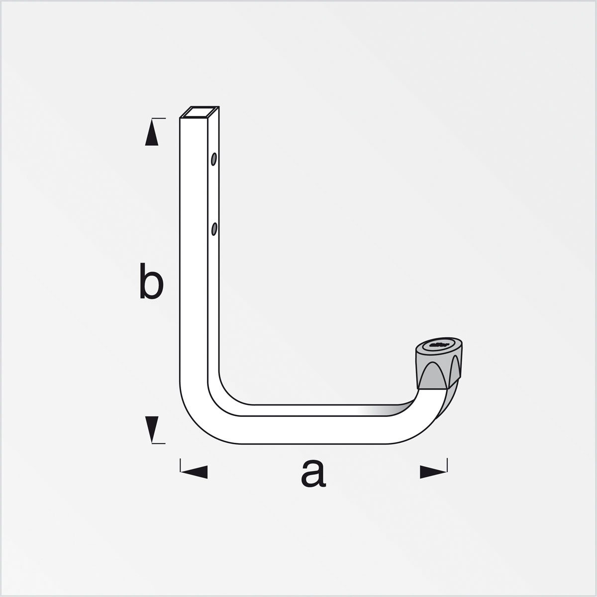 MyTool Wandhaken 115 mm verzinkt Bild 2