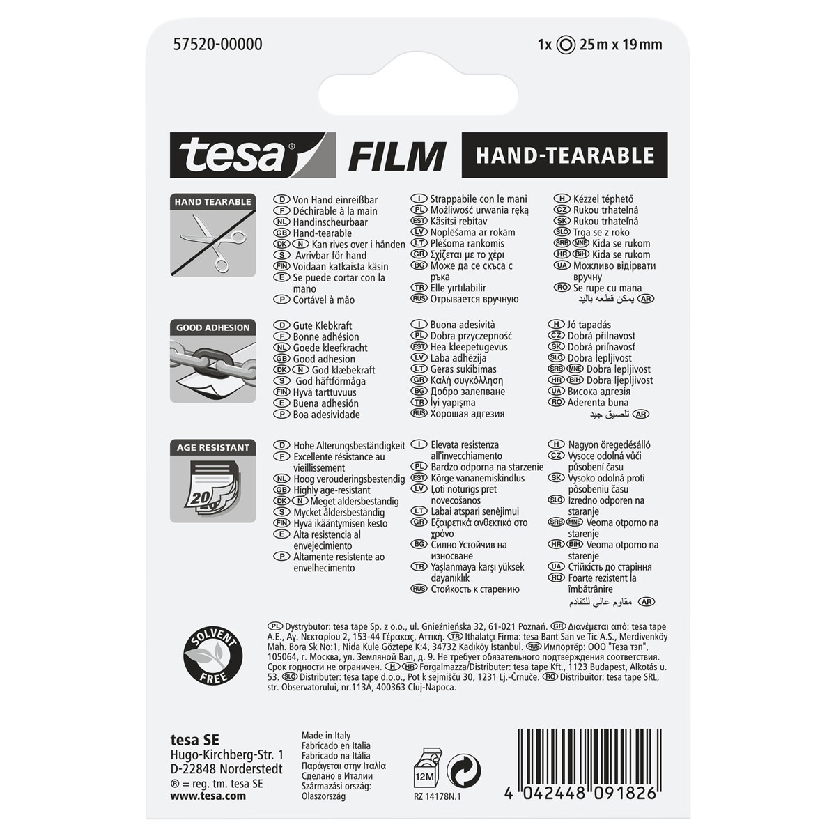 Tesa film 25m x 19 mm Bild 2