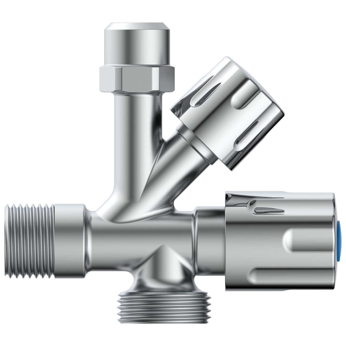 Kirchhoff Geräteanschluss-Eckventil 1/2"x3/4"x3/8" AG Bild 2