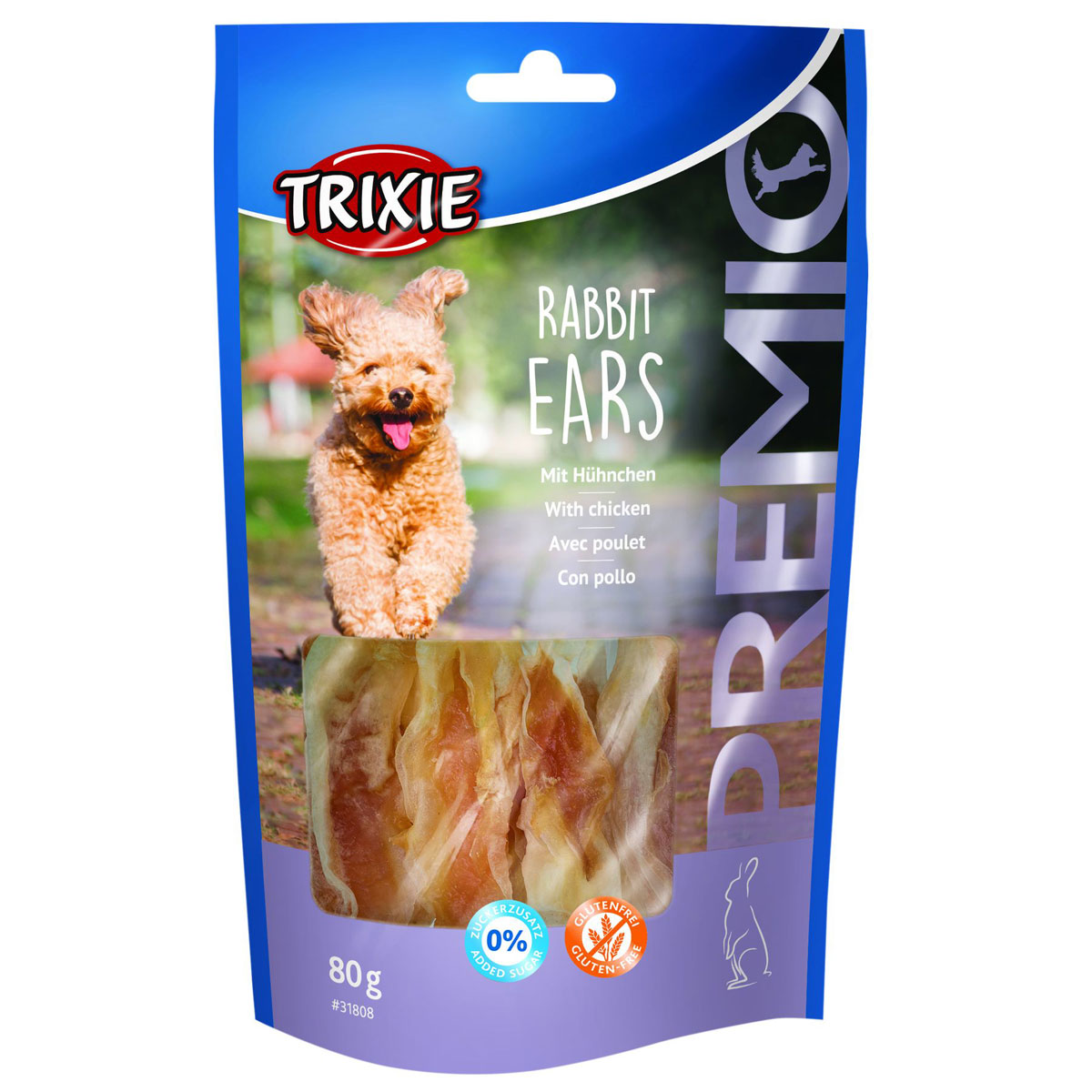 Trixie PREMIO Rabbit Ears 80g