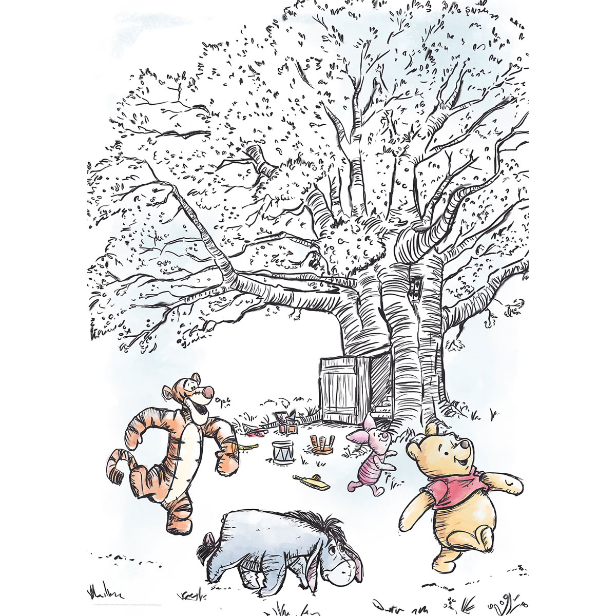 Komar  Wandbild Winnie the Pooh Playground 30x40 cm Bild 2