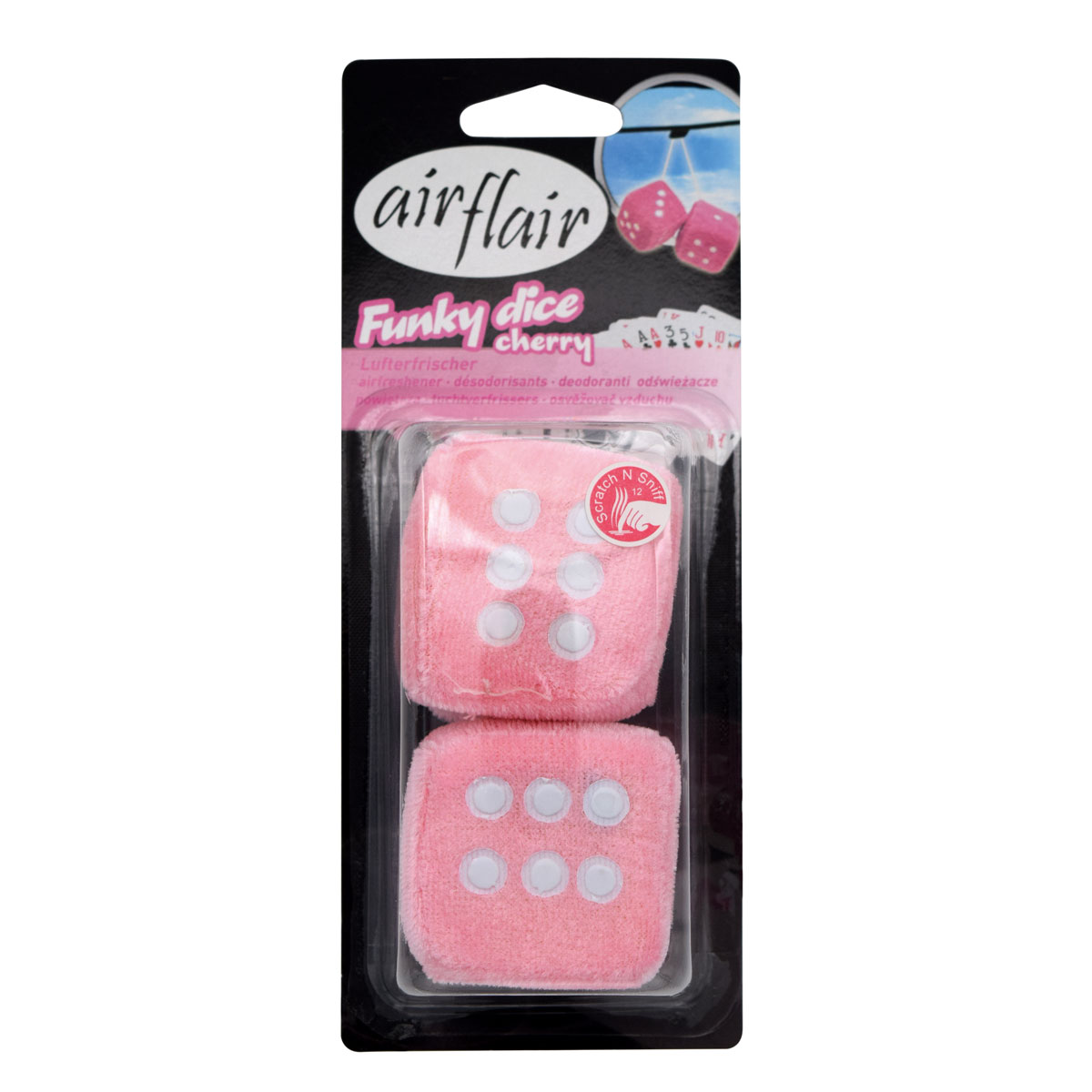 Lufterfrischer Plüsch-Würfel Funky Dice Cherry Bild 3
