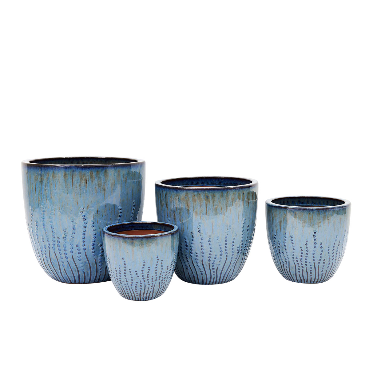 Haveson Pflanztopf Lavanda Keramik 27 x 27 x 25 cm Bild 2