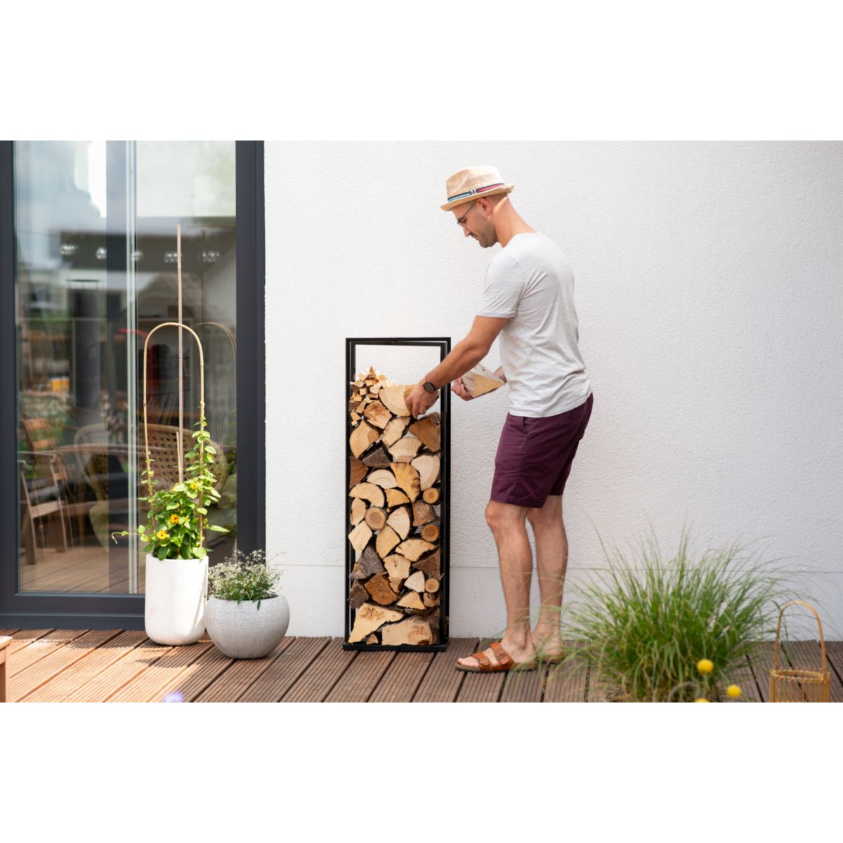 Westmann Kaminholzregal Xavier 20x40x120 cm Bild 6