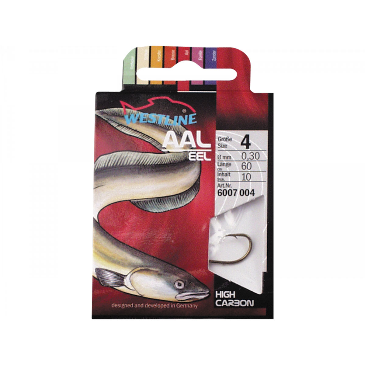 westline Forellenhaken geb Größe 4