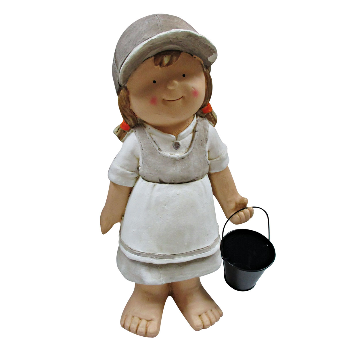 Haveson Dekofigur Mädchen mit Eimer 48 cm