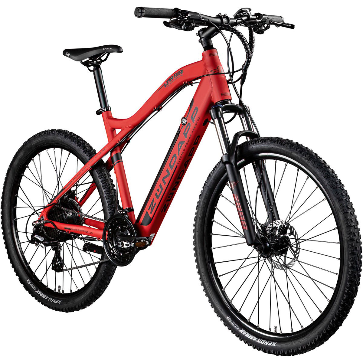 Zündapp Z898 E-Mountainbike 27,5 Zoll, Farbe: Rot Bild 2