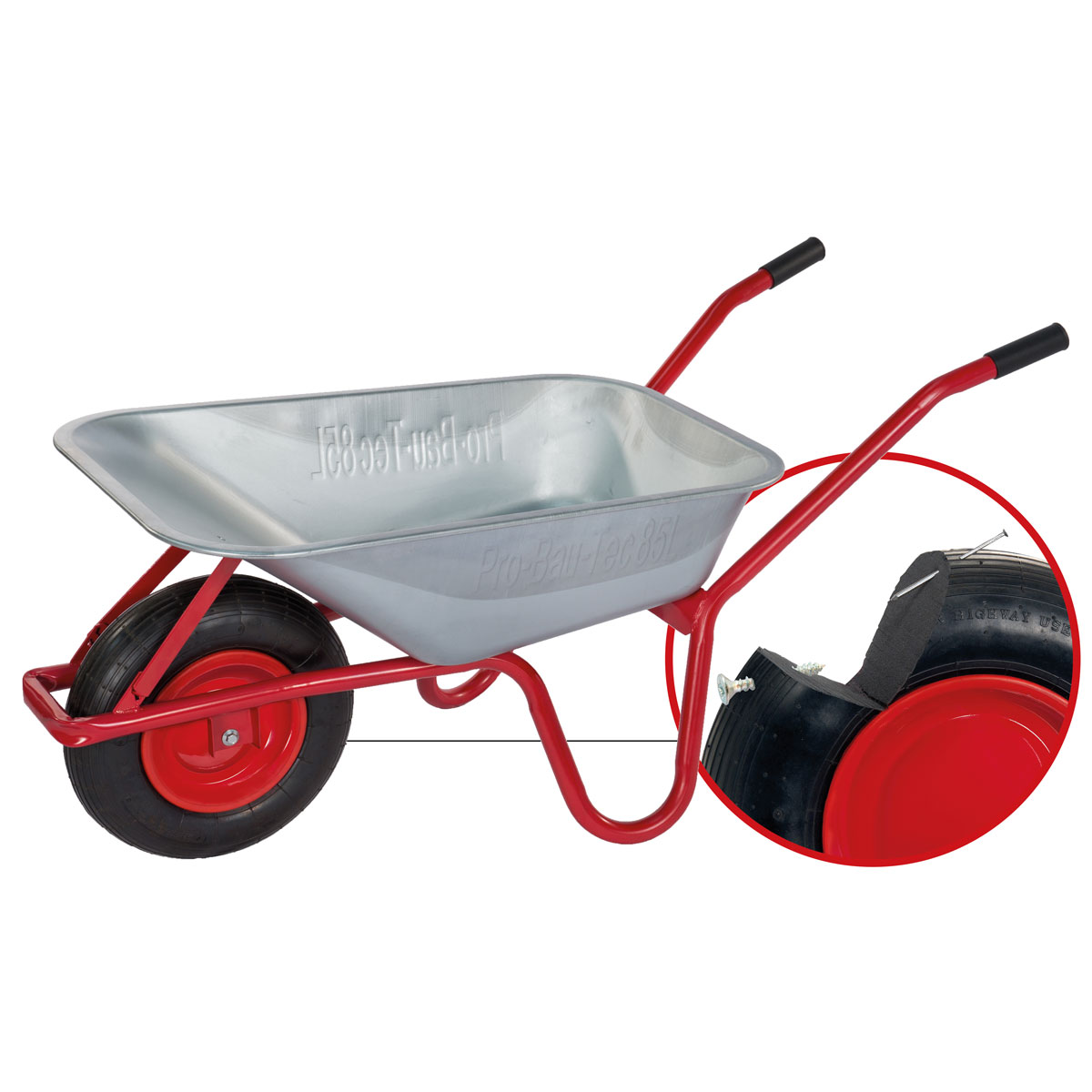 Garten- und Bauschubkarre 85 L