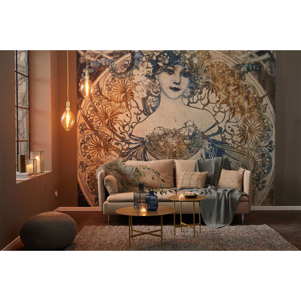 Komar  Vlies Fototapete Porcelaine 300x280 cm Bild 6