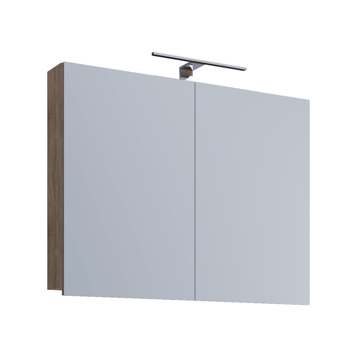 LED Spiegelschrank VCB 1" 80 cm Sonoma-Eiche