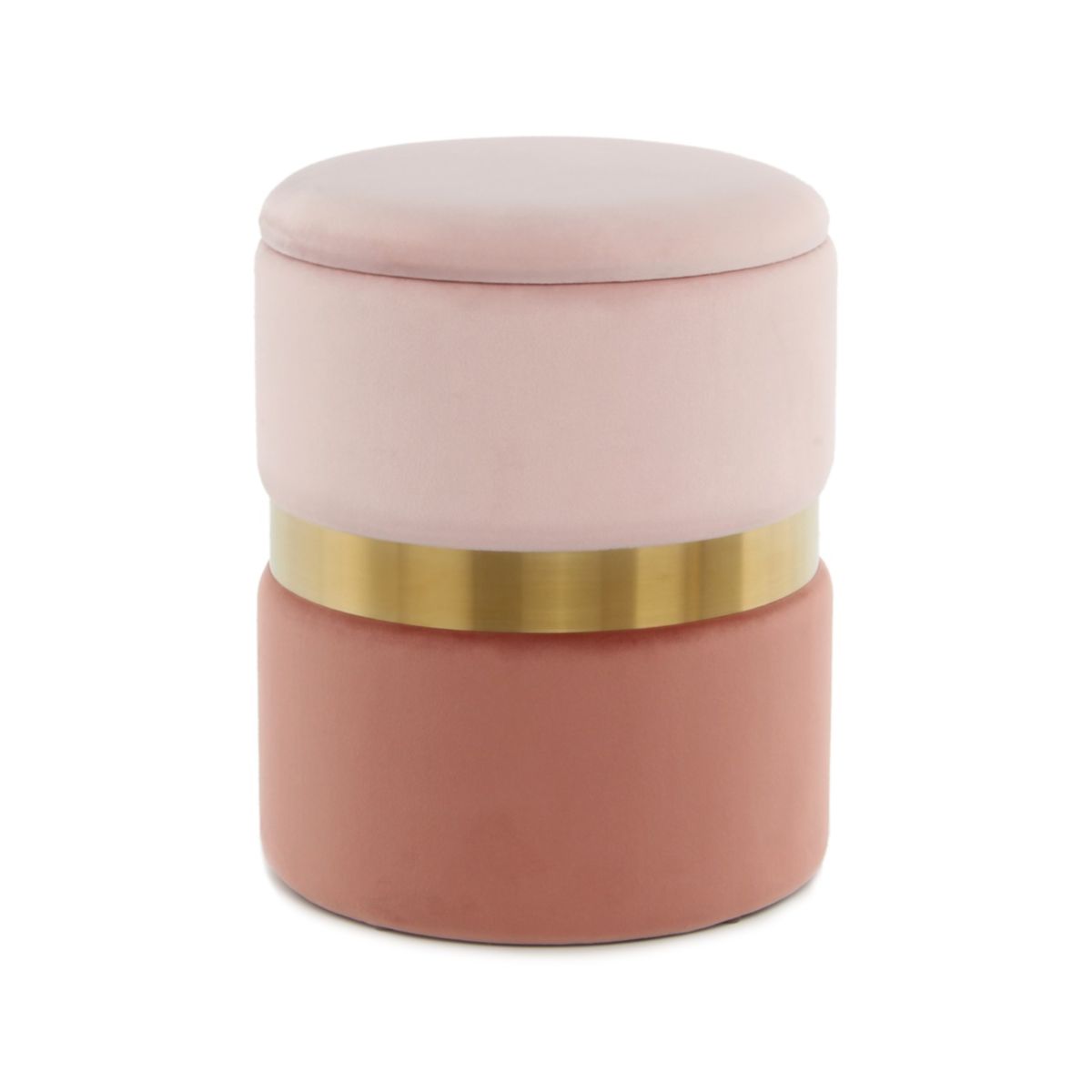 Hocker Zora 125 2er-Set rosa gold altrosa Bild 4