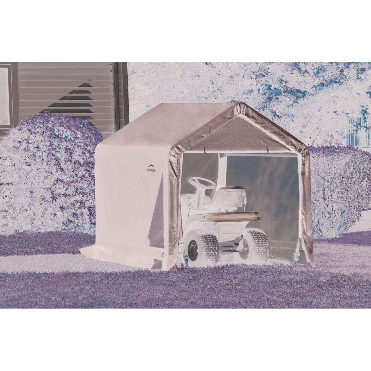 ShelterLogic Zeltgarage Gerätehaus 3,24 m² 180x180x180 cm Bild 2